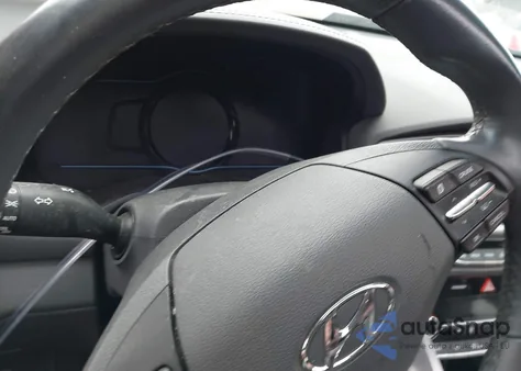 2017 Hyundai Ioniq Hybrid Limited из США, поврежденный, VIN KMHC85LCXHU031619